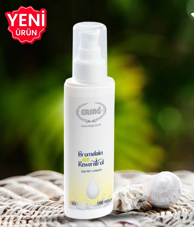 Ersağ Bromelain ve Resveratrol İçerikli Losyon