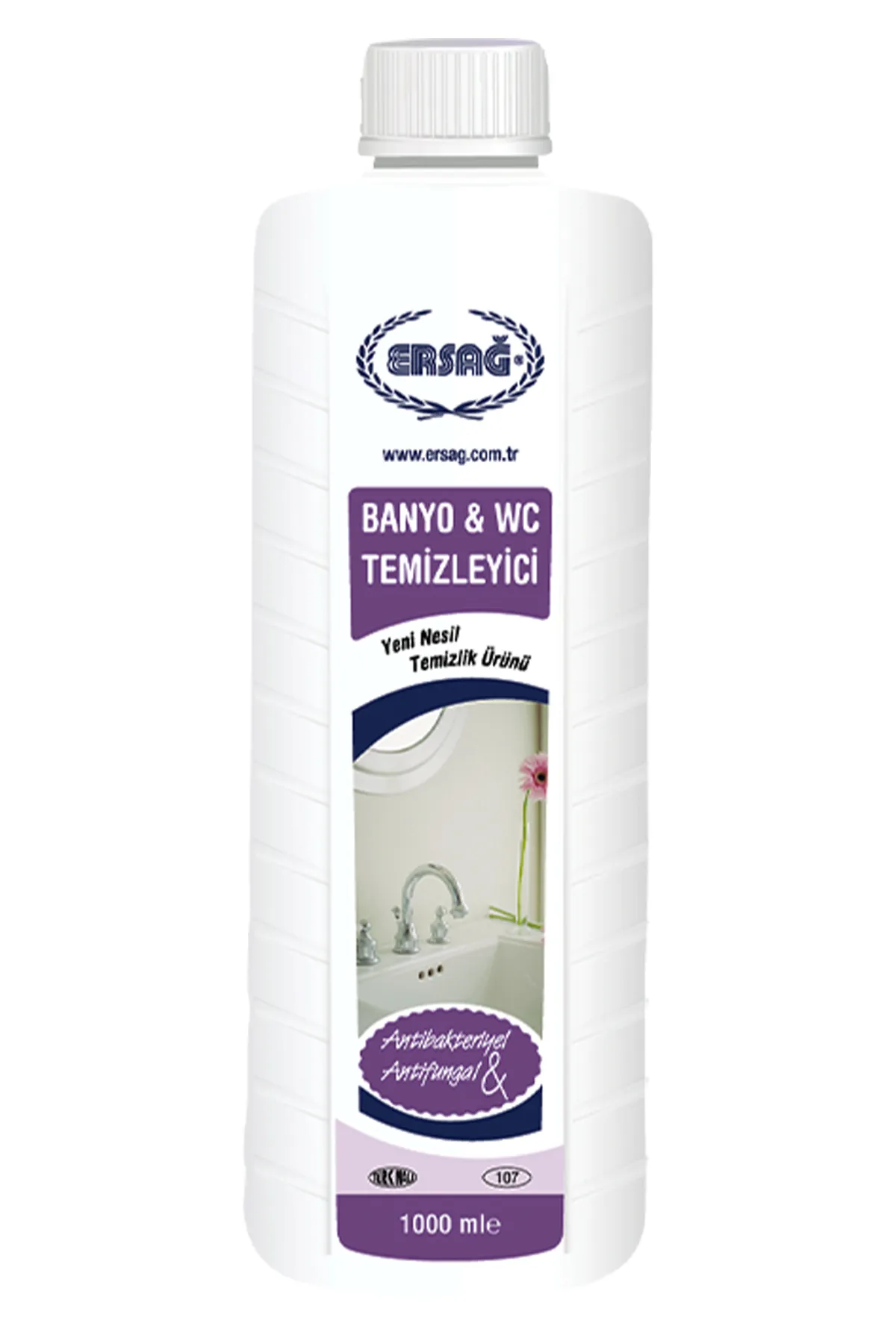 Ersağ Banyo Wc Temizleyici 1000ml + Ersağ Aparatlı Damla Konsantre 1 LT + Ersağ Bahar Kokulu Banyo Wc Temizleyici 1 LT