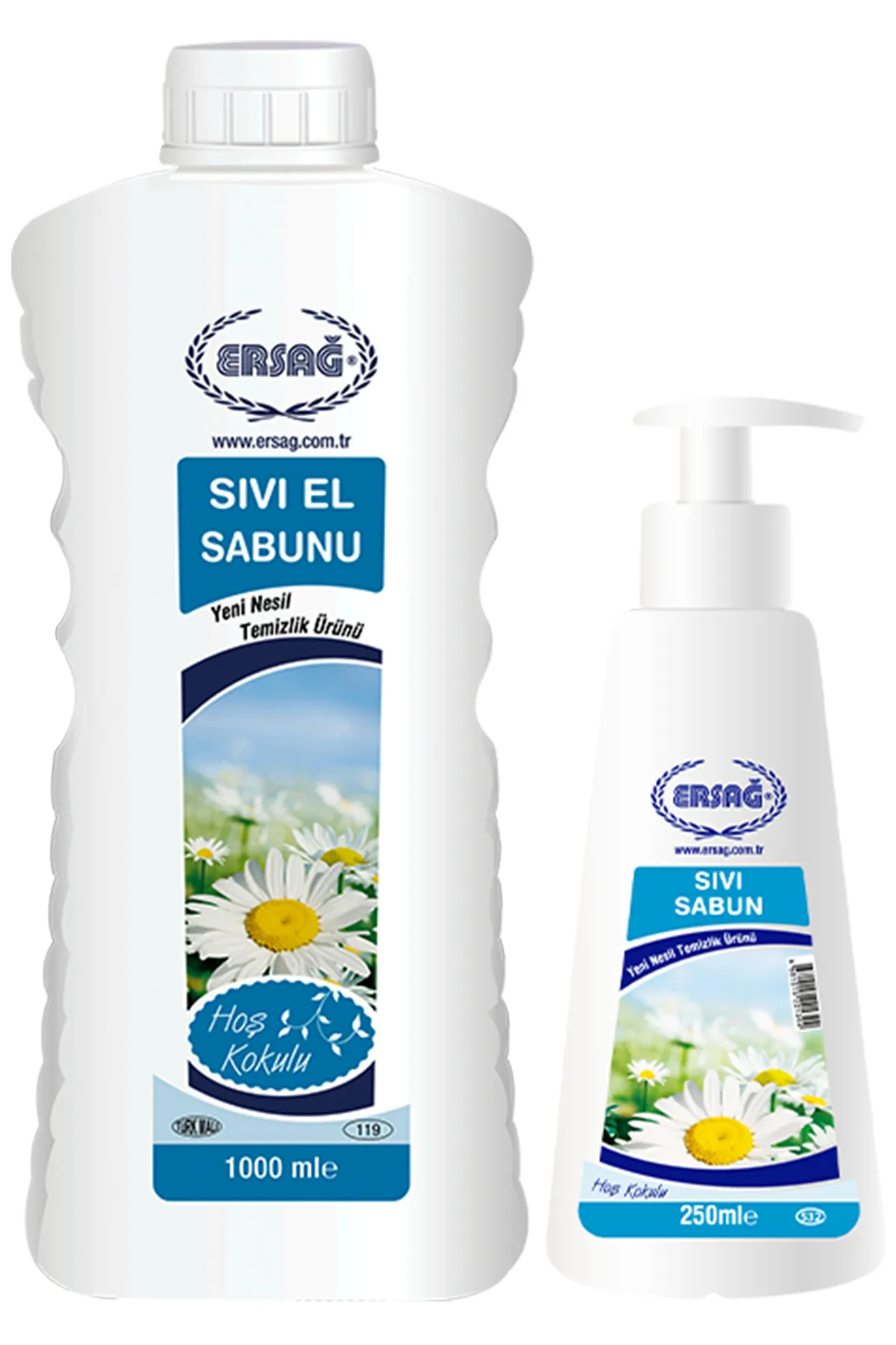 Ersağ Aparatlı Sıvı El Sabunu 1000 ml + Ersağ Sıvı El Sabunu 1000 ml + Ersağ Propolisli Şampuan (Normal- Kuru Saçlar) 1000 ml