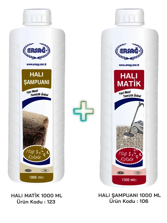 Ersağ Halı Şampuanı + Ersağ Halı Matik