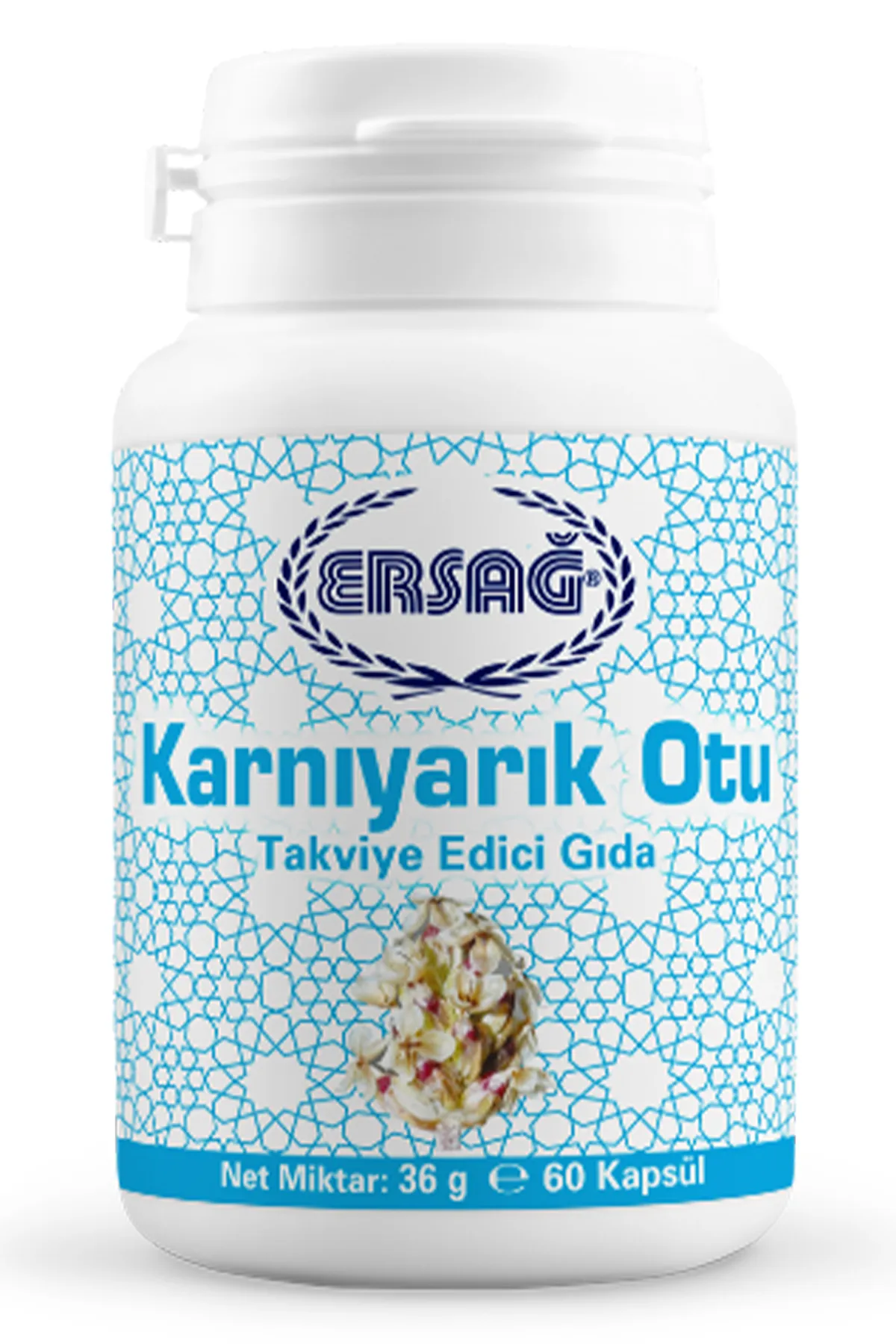 Ersağ Karnıyarık Otu + Ersağ Sıvı Propolis + Ersağ Cüce Palmiye (Saw Palmetto) + Ersağ Arı Sütü + Ersağ Polen + Ersağ Selenyum + Ersağ Kabak Çekirdeği Yağı + Ersağ Ökaliptus Kapsül + Ersağ Sıcak Çikolata