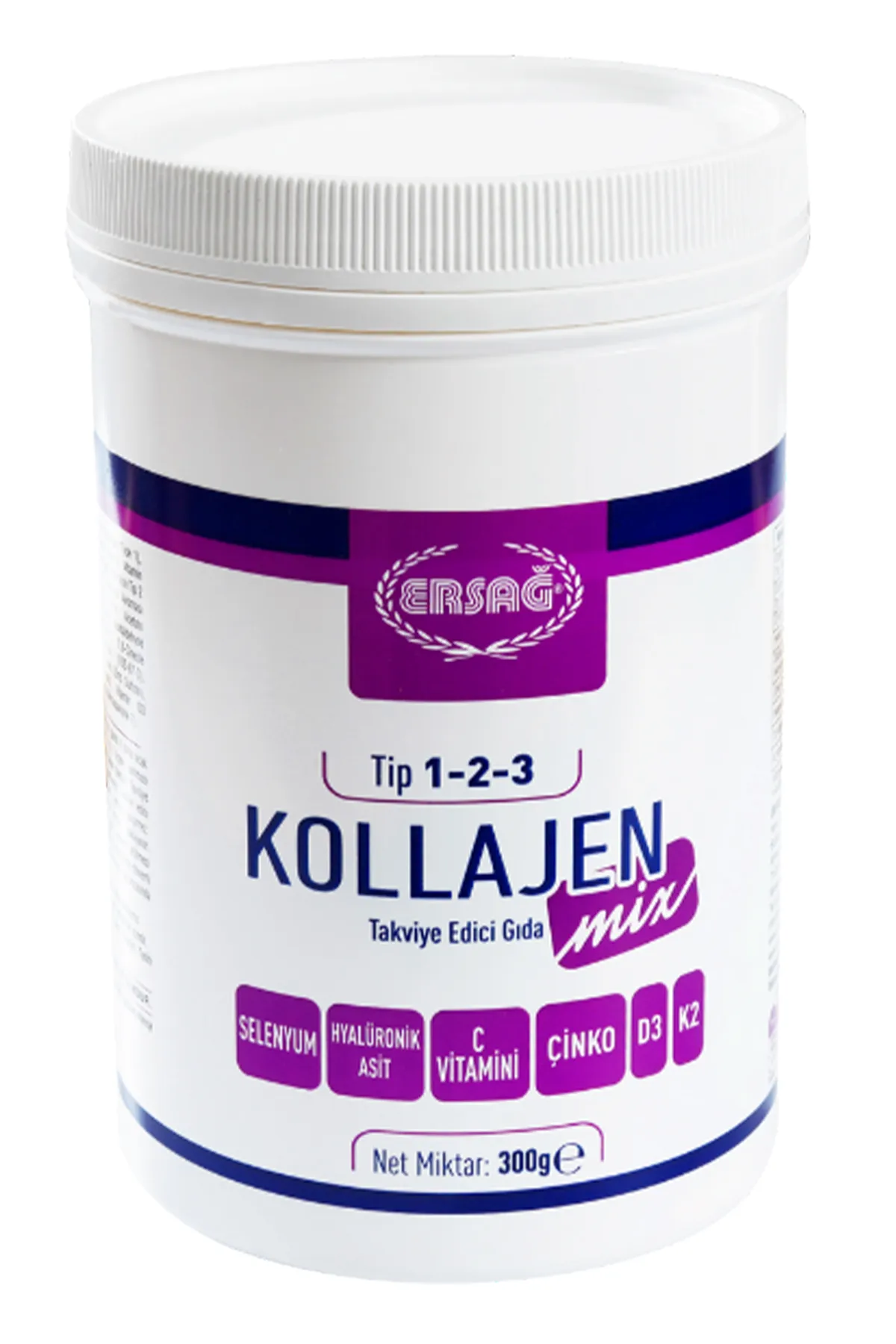 Ersağ Kollajen Mix (Tip 1-2-3) + Ersağ Multivitamin Kapsül