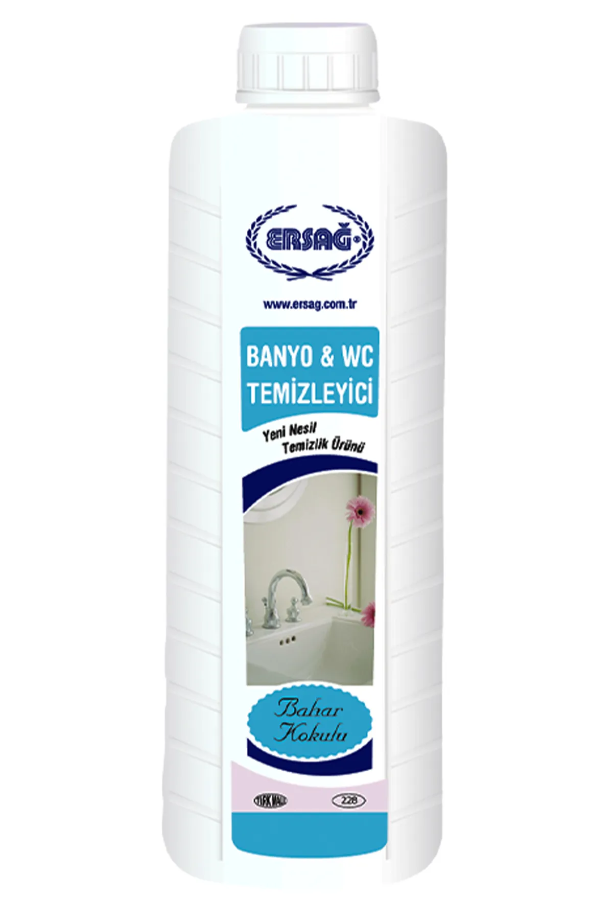 Ersağ Banyo Wc Temizleyici 1000ml + Ersağ Aparatlı Damla Konsantre 1 LT + Ersağ Bahar Kokulu Banyo Wc Temizleyici 1 LT