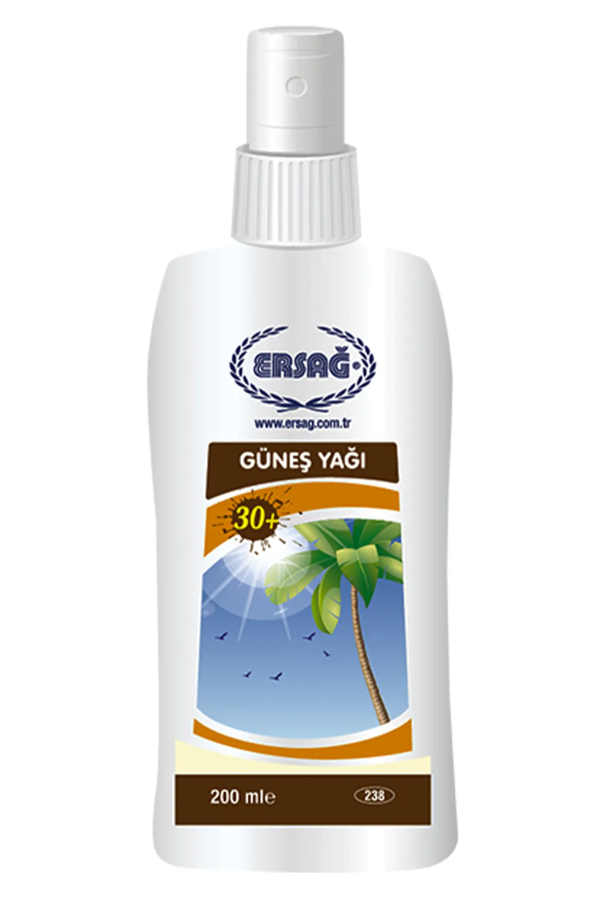 Ersağ Saç Jölesi Islak Görünüm + Ersağ Güneş Yağı 200 ml