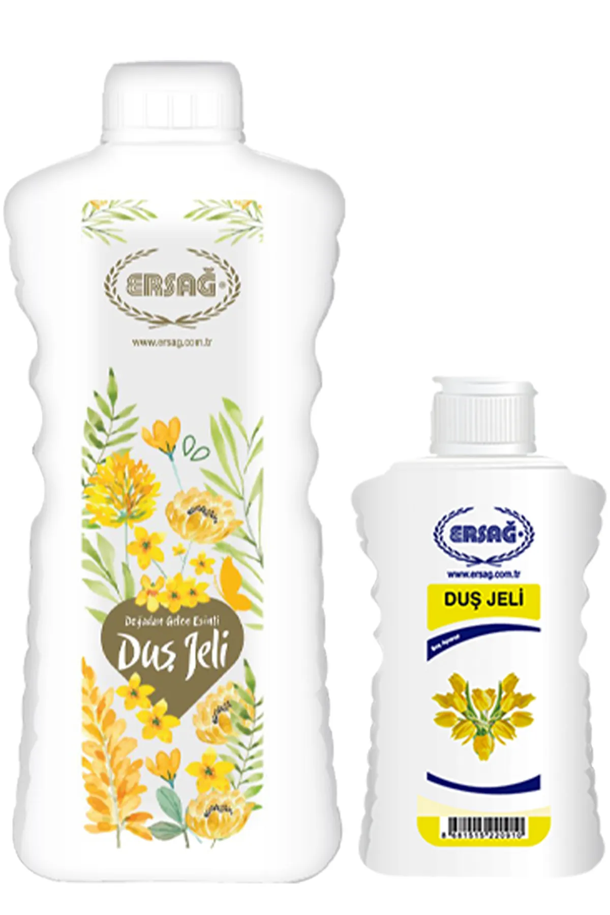 Ersağ Sıvı El Sabunu 1000 ml + Ersağ Propolisli Şampuan (Normal- Kuru Saçlar) 1000 ml + Ersağ Aparatlı Duş Jeli 1000 ml