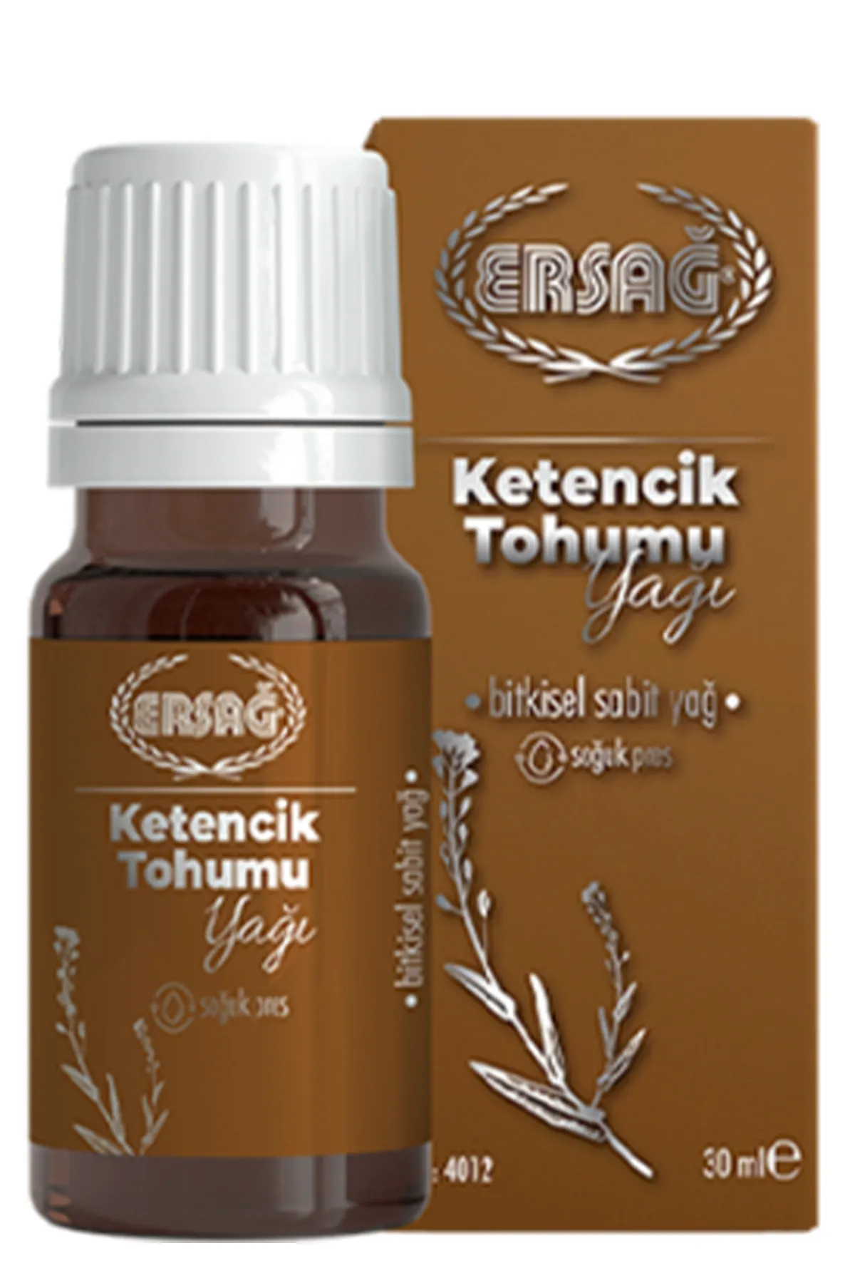 Ersağ Demir Bisglisinat ve Vitamin C + Ersağ Ketencik Tohumu Yağı 30 ml