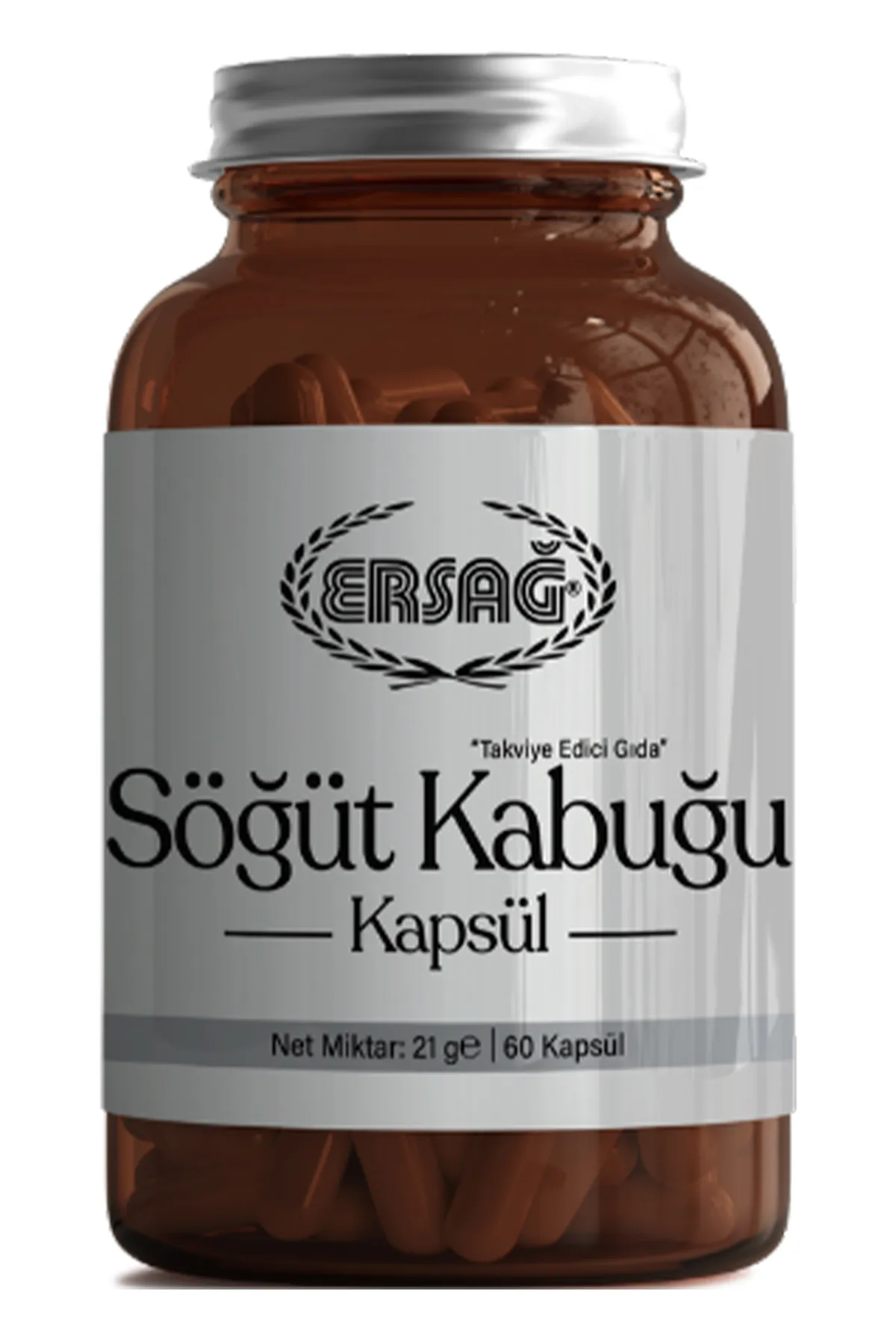 Ersağ Demir Bisglisinat ve Vitamin C + Ersağ Söğüt Kabuğu Kapsül