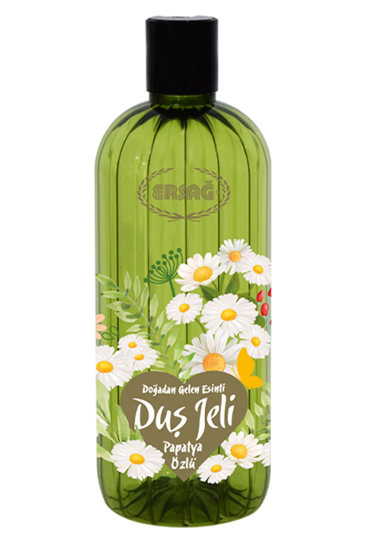 Ersağ Aparatlı Argan Yağlı Duş Jeli 1000 ml + Ersağ Papatya Özlü Duş Jeli 500 ml