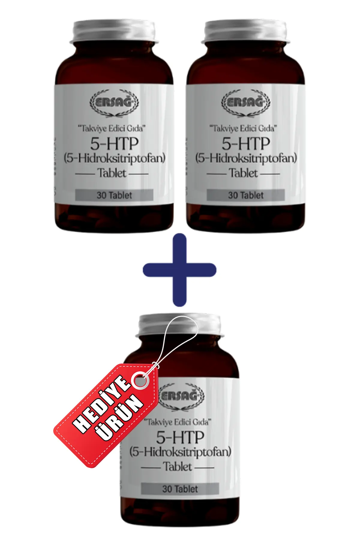 5-HTP (5-Hidroksitriptofan) Tablet - 2 Alana 1 Bedava