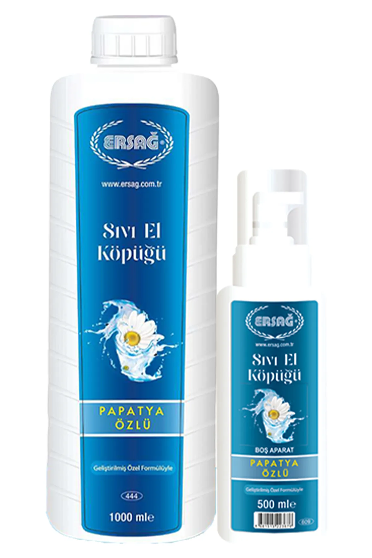 Ersağ Çamaşır Aktif + Ersağ Bio Şampuan  300 ml + Ersağ Tül ve Perde Yıkama Tozu 500gr + Ersağ Çamaşır Yıkama Sıvısı Renkliler İçin 1000ml + Ersağ Krem Yüzey Temizleyici 500ml + Ersağ Aparatlı Papatya Özlü Sıvı El Köpüğü 1000 ml